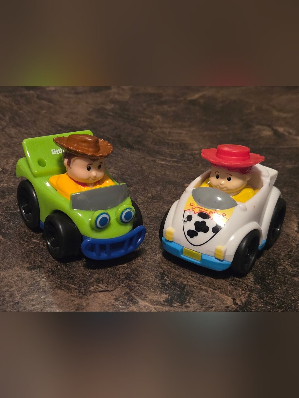 Little People Disney Toy Story Woody & Jessie Wheelie Cars